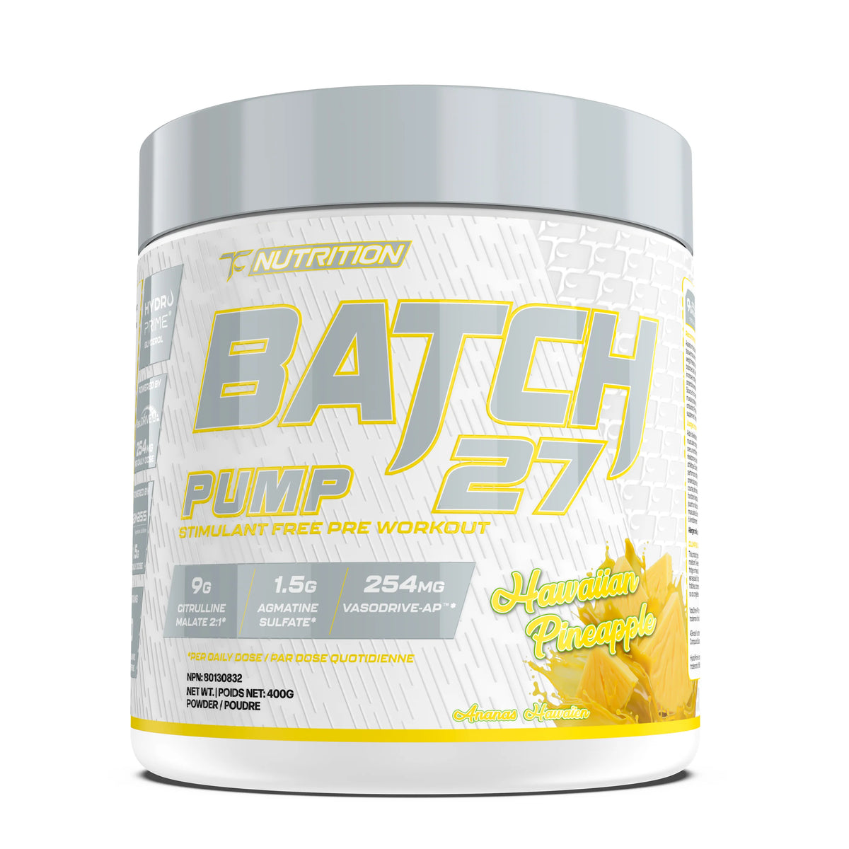 Batch 27 Pump Sans Stimulant - LIFT Nutrition