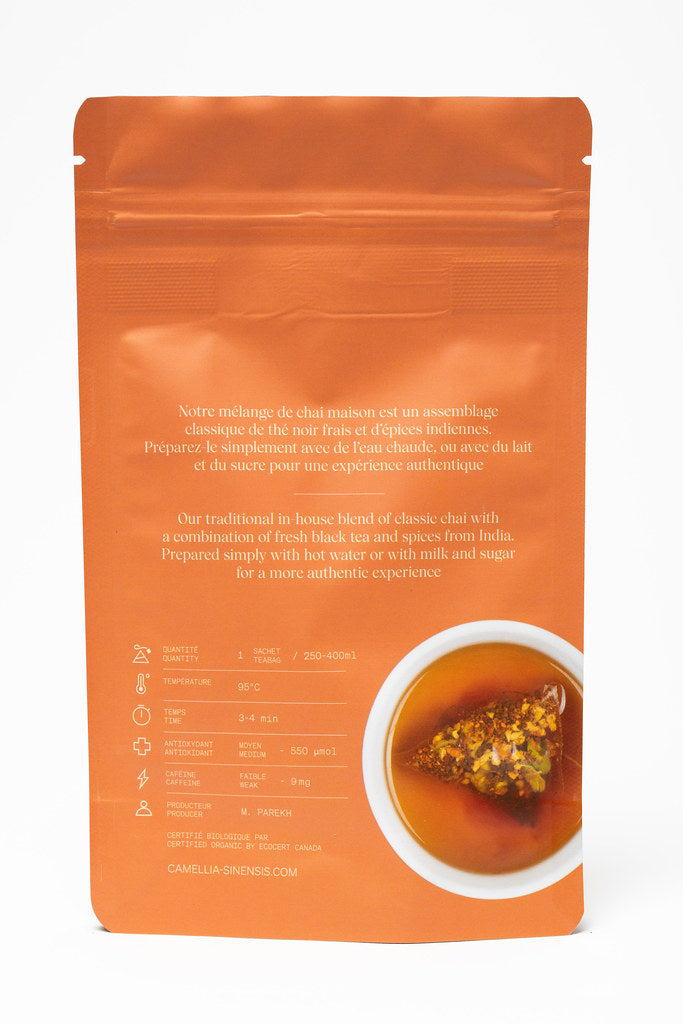 Chai Camellia biologique - LIFT Nutrition