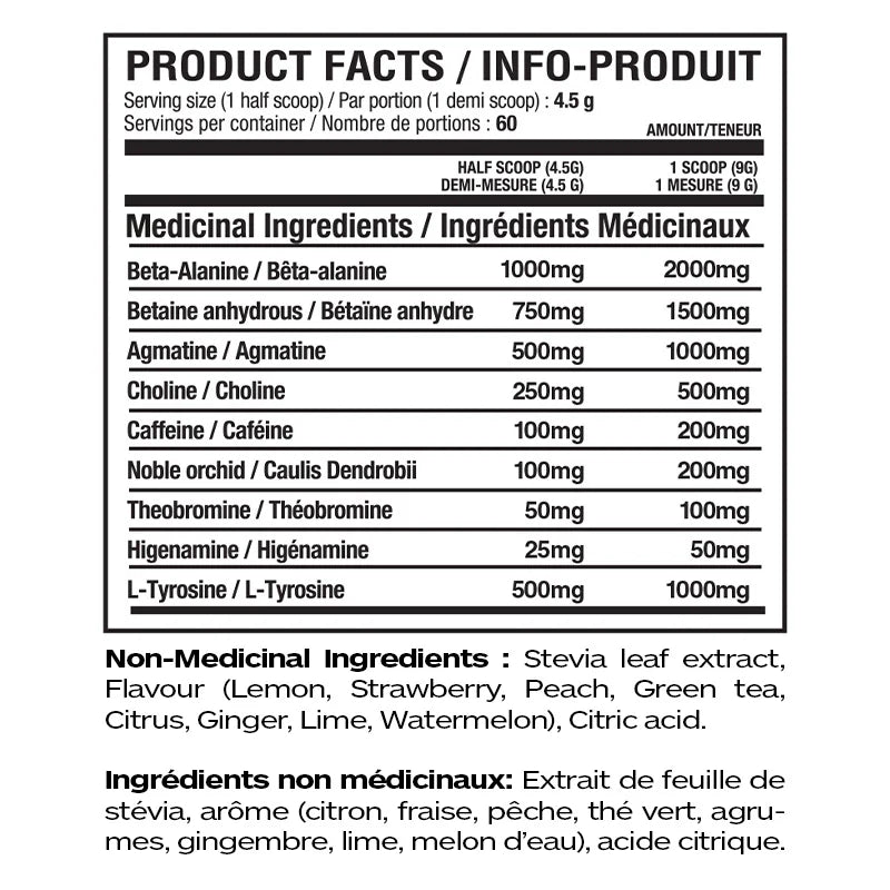 Valeurs nutritives