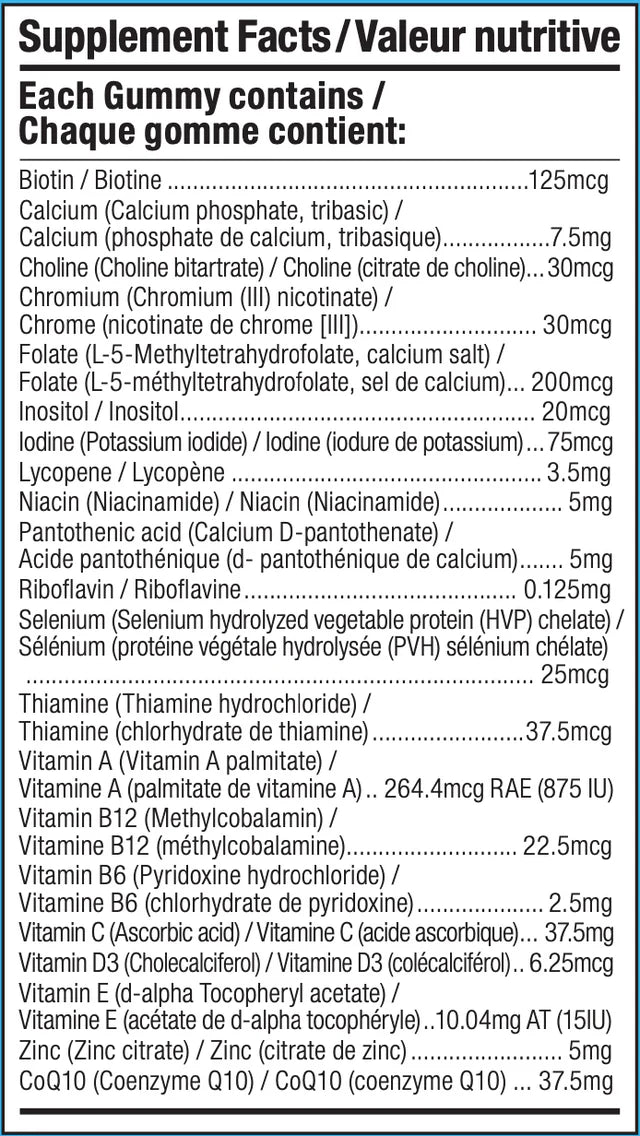 Valeurs nutritives