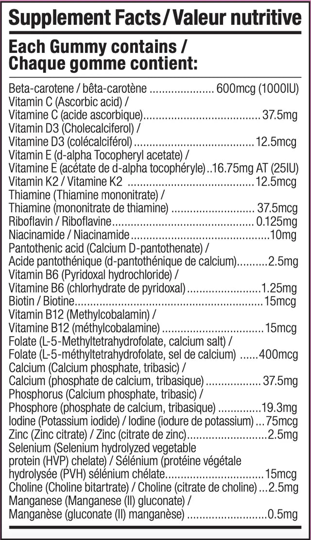 Valeurs nutritives
