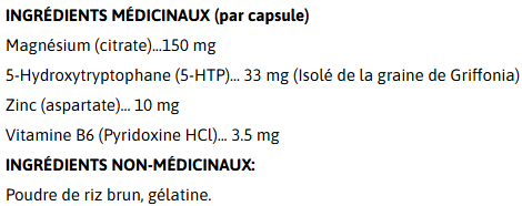 Valeurs nutritives