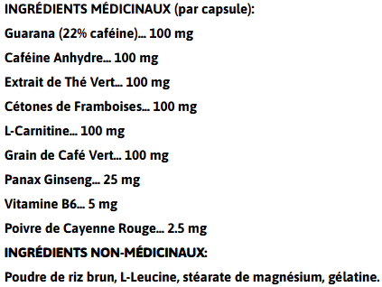 Valeurs nutritives