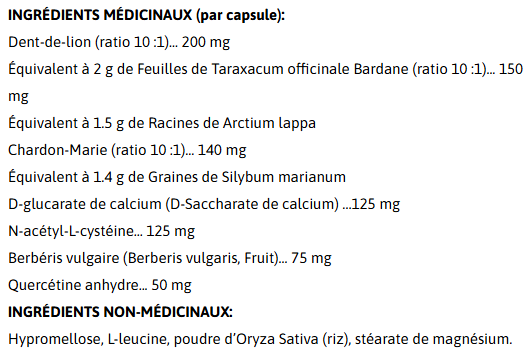 Valeurs nutritives
