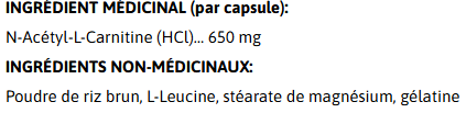 Valeurs nutritives