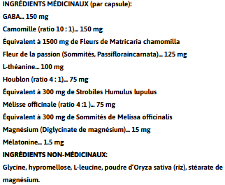 Valeurs nutritives