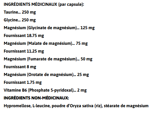 Valeurs nutritives
