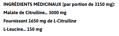 Valeurs nutritives