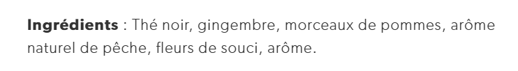 Valeurs nutritives