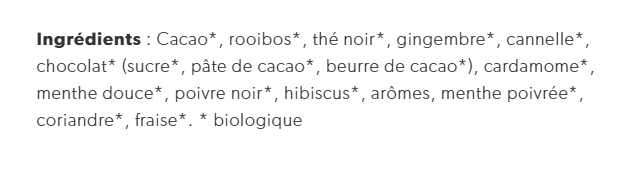 Valeurs nutritives