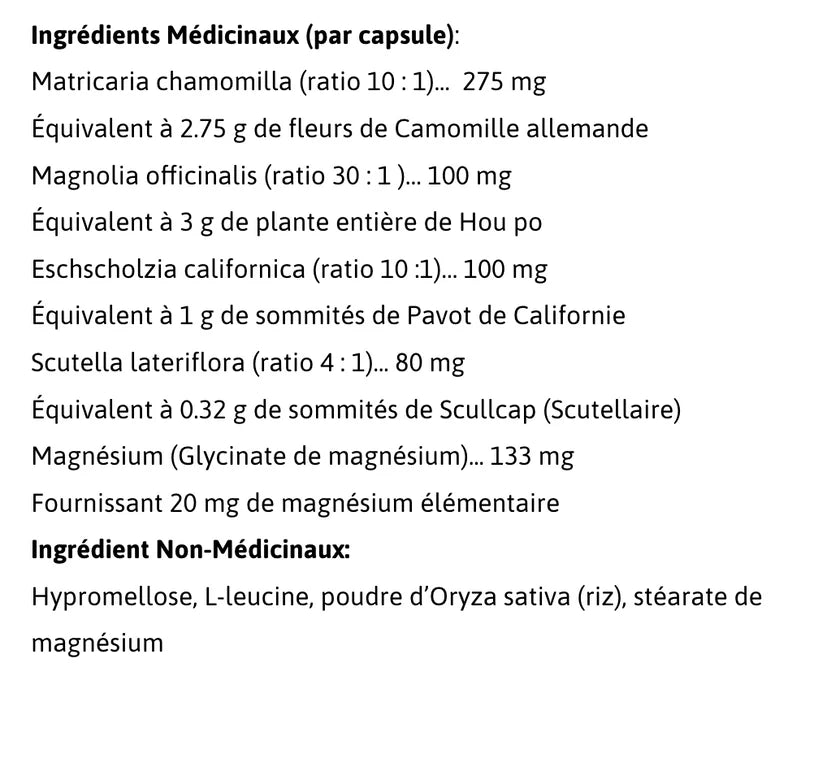 Valeurs nutritives