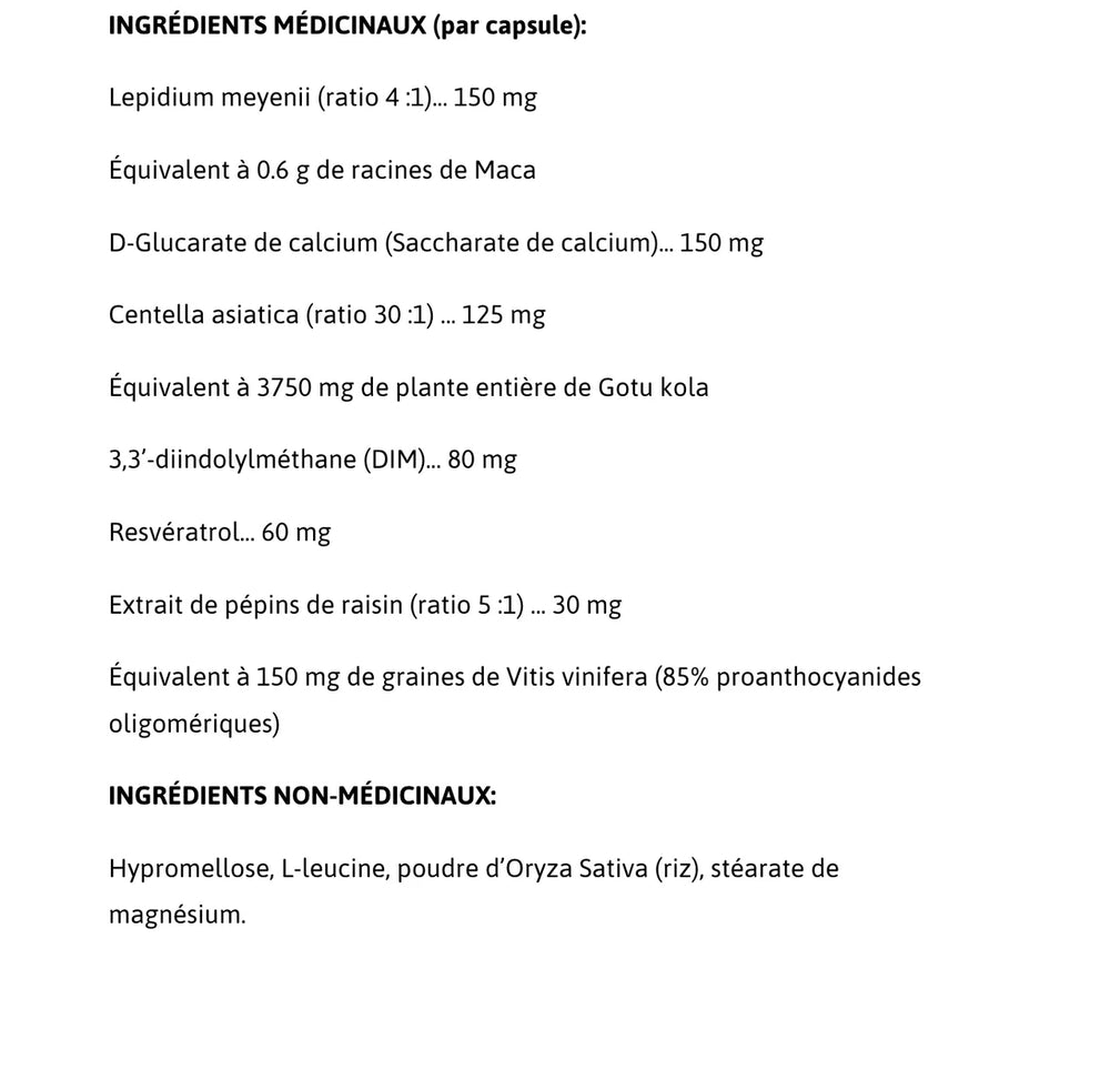 Valeurs nutritives