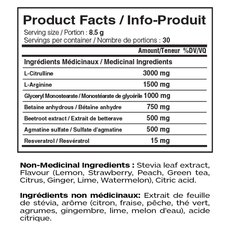 Valeurs nutritives