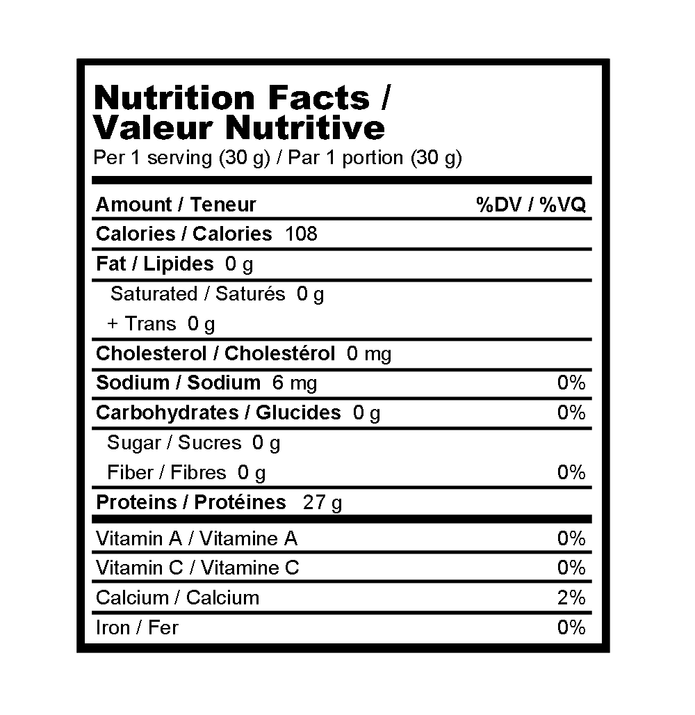 Valeurs nutritives