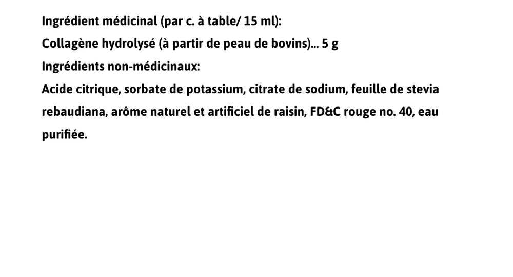 Valeurs nutritives