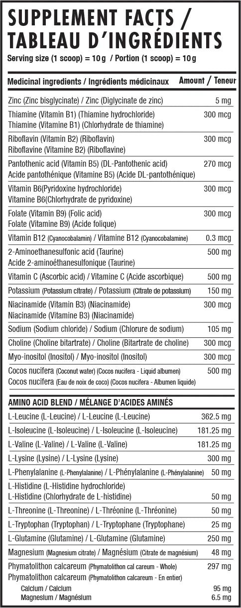 Valeurs nutritives