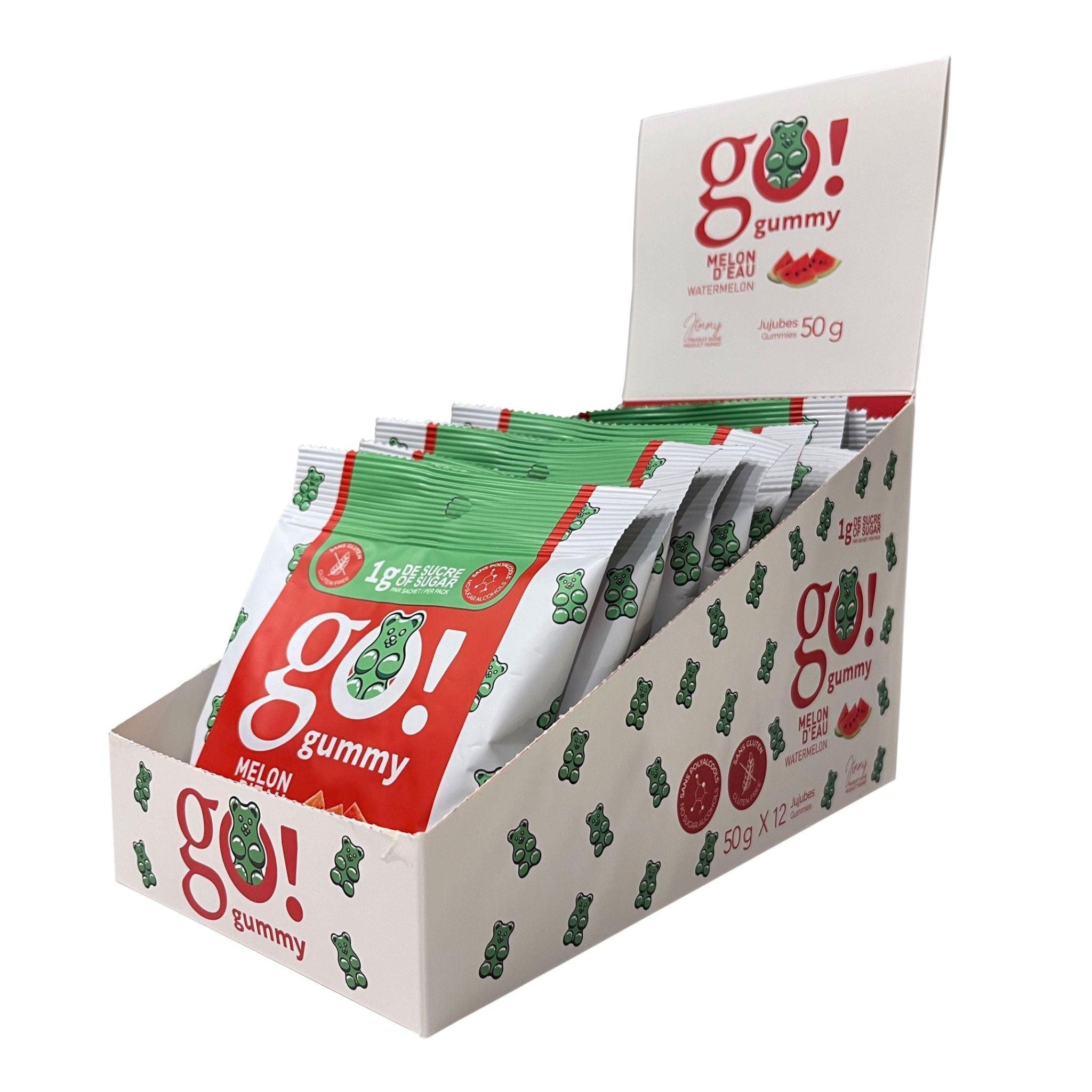 Go Gummy Go Nutrition tableau nutritionnel