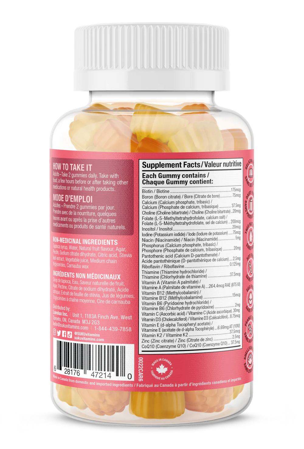 Valeurs nutritives