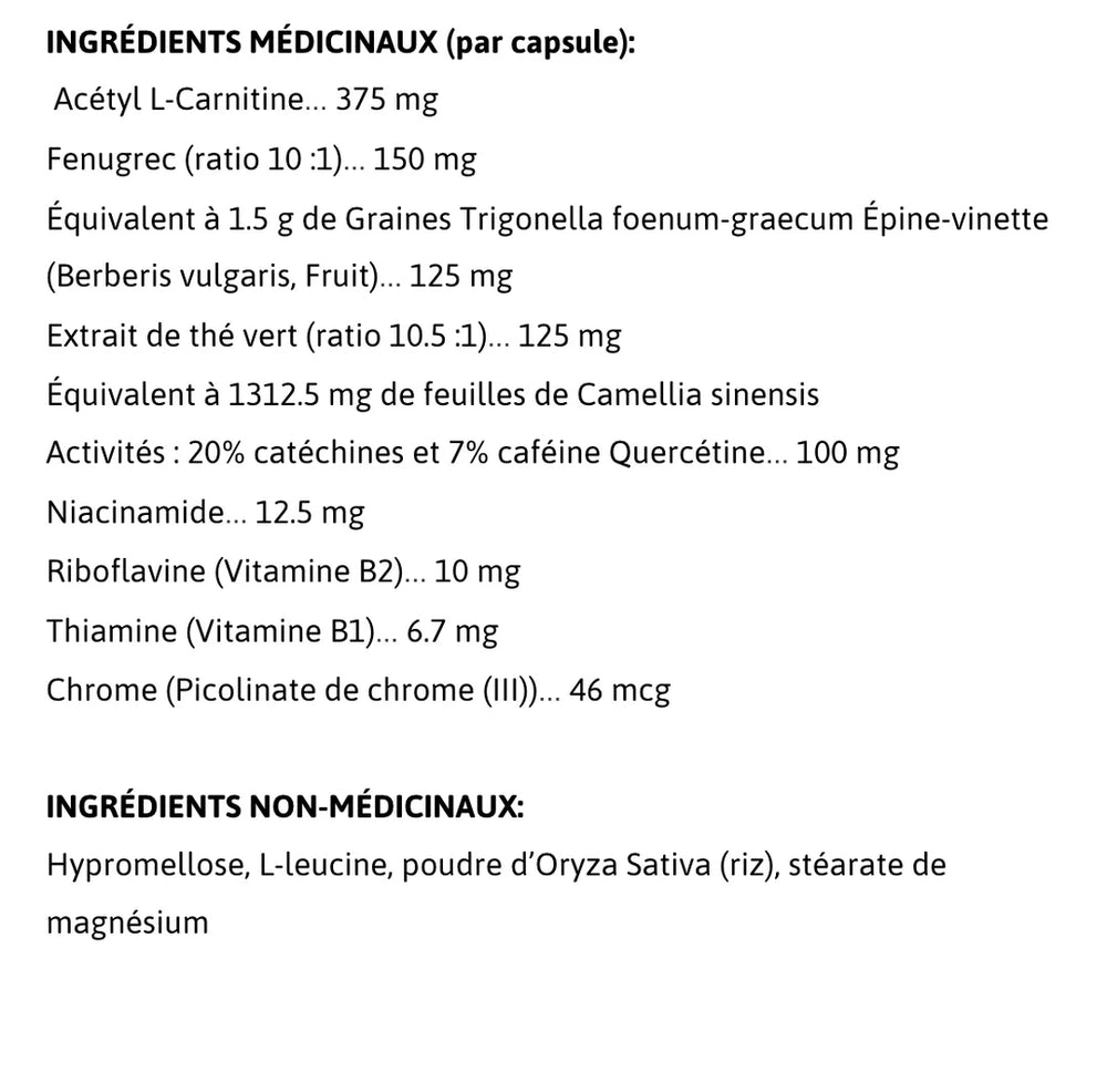 Valeurs nutritives