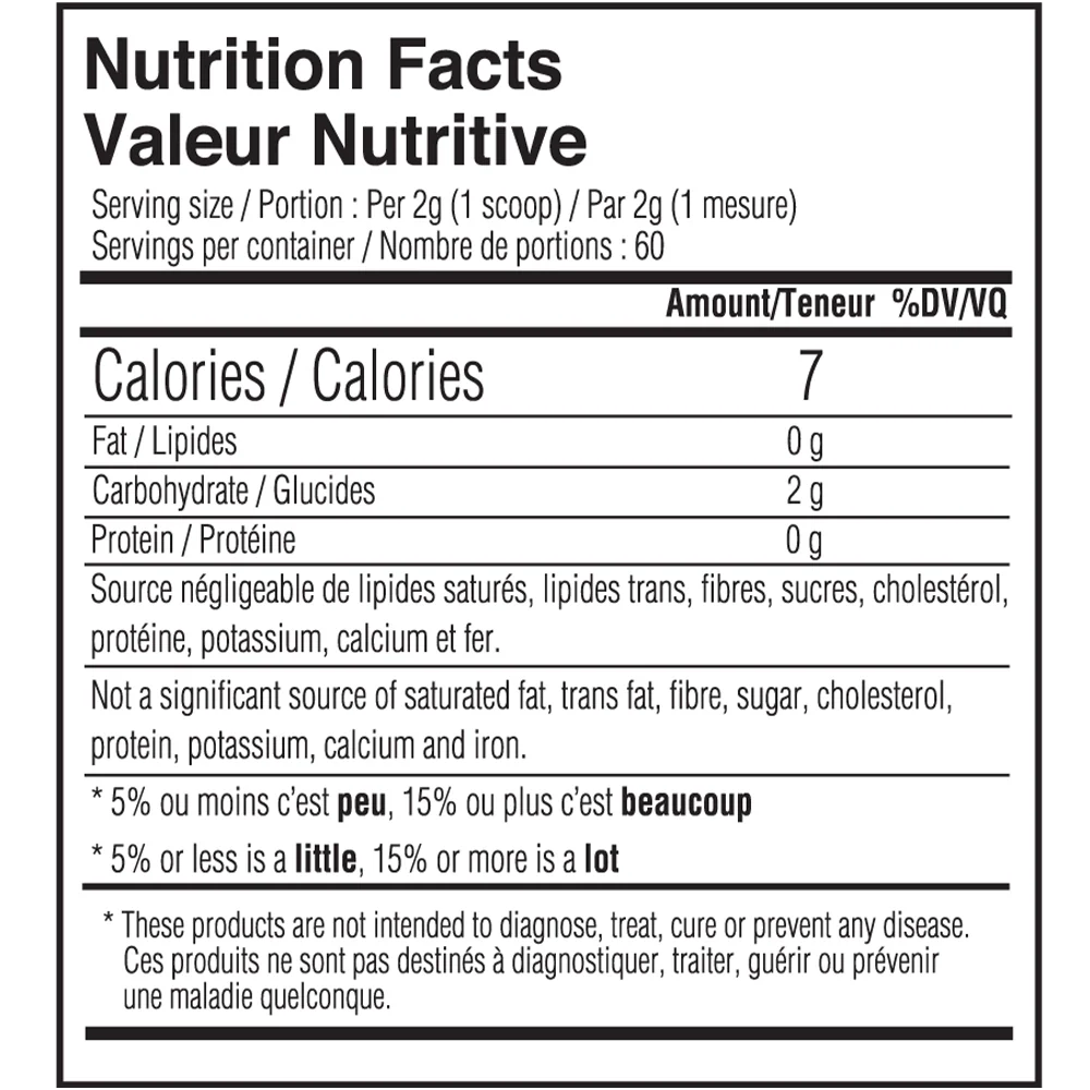 Valeurs nutritives