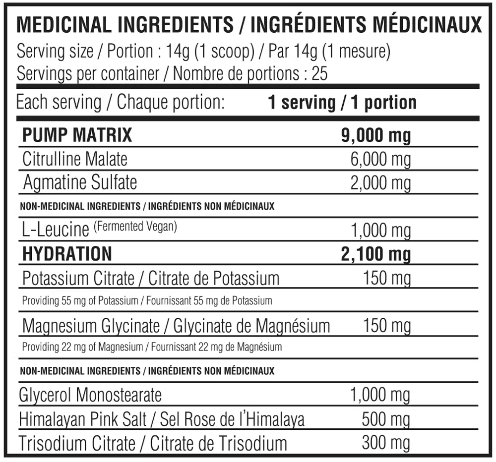 Valeurs nutritives