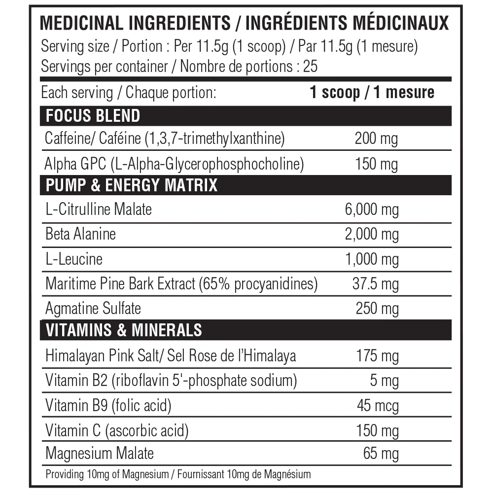 Valeurs nutritives